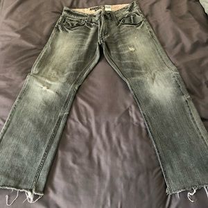 Levi’s slim straight distressed jeans